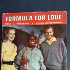 Discos de vinilo: *FORMULA FOR LOVE, NINA, FREDERIK, ARMSTRONG, 1959. Lote 293313968