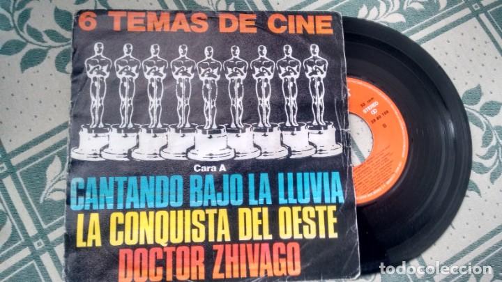 Discos de vinilo: SINGLE 8VINILO) 6 TEMAS DE CINE A&Ntilde;OS 80 - Foto 1