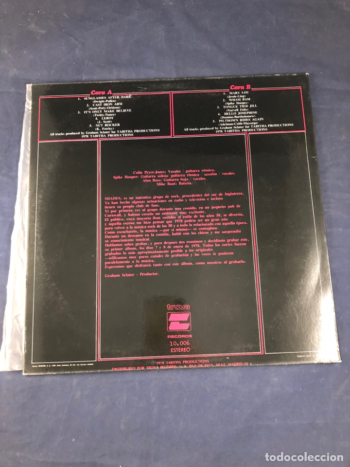 Discos de vinilo: SHADES - Foto 2