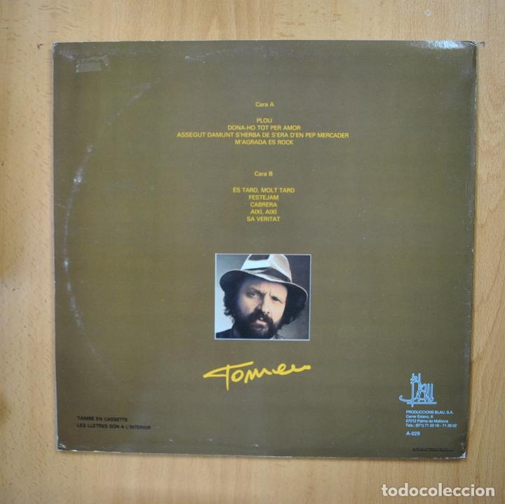 Discos de vinilo: TOMEU PENYA - TOMAU - LP - Foto 2