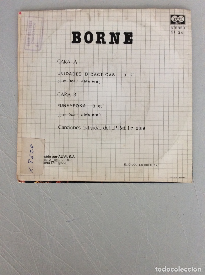 Discos de vinilo: Borne. Unidades did&aacute;cticas. - Foto 2