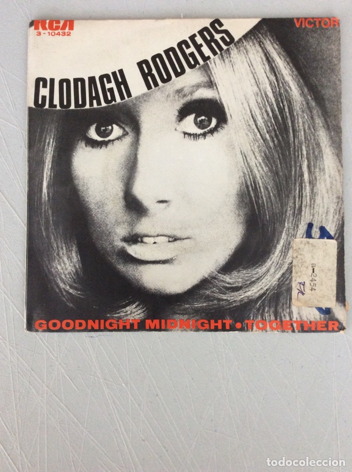 Discos de vinilo: Clodagh Rodgers. Goodnight midnight. Together - Foto 1