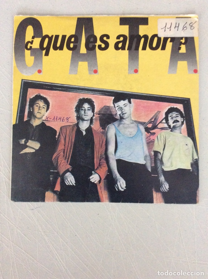 Discos de vinilo: Gata. &iquest;Qu&eacute; es amor?. G. A. T. A. - Foto 1