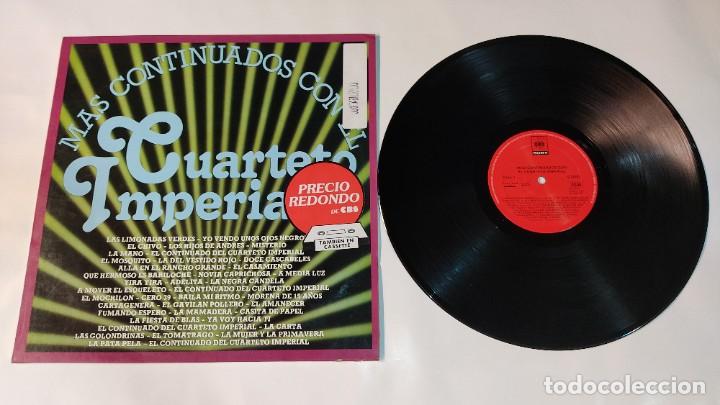 Discos de vinilo: Cuarteto Imperial - Mas Continuados Con El Cuarteto Imperial (LP) - Foto 1