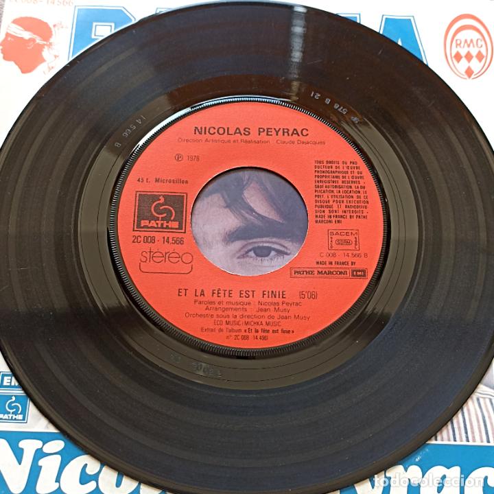 Discos de vinilo: SINGLE NICOLAS PEYRAC - BASTIA - 1978 - Foto 4