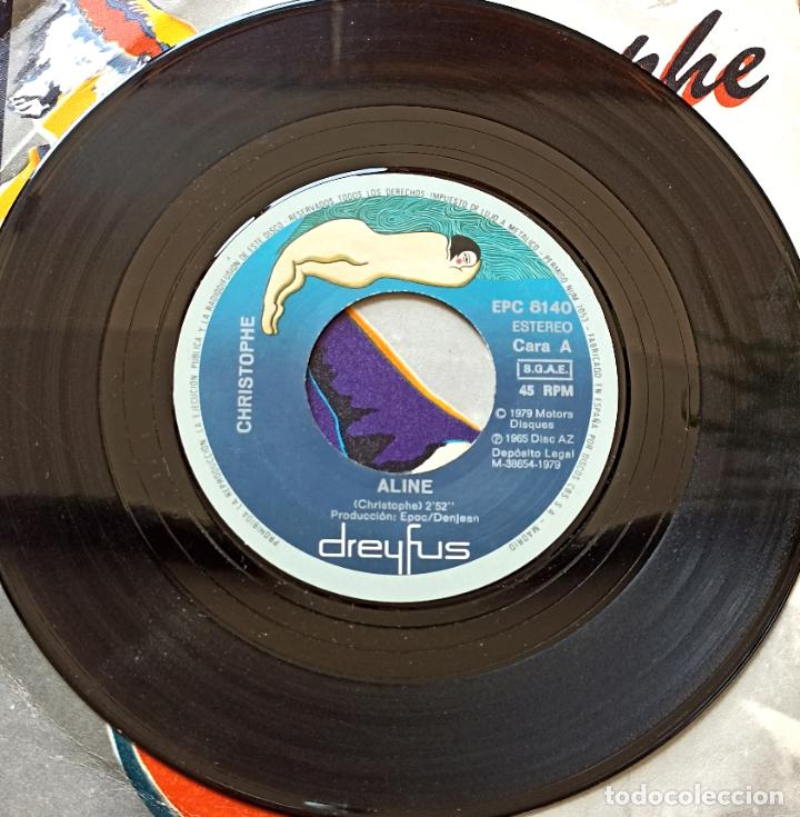 Discos de vinilo: SINGLE CHRISTOPHE - ALINE - 1979 - Foto 3