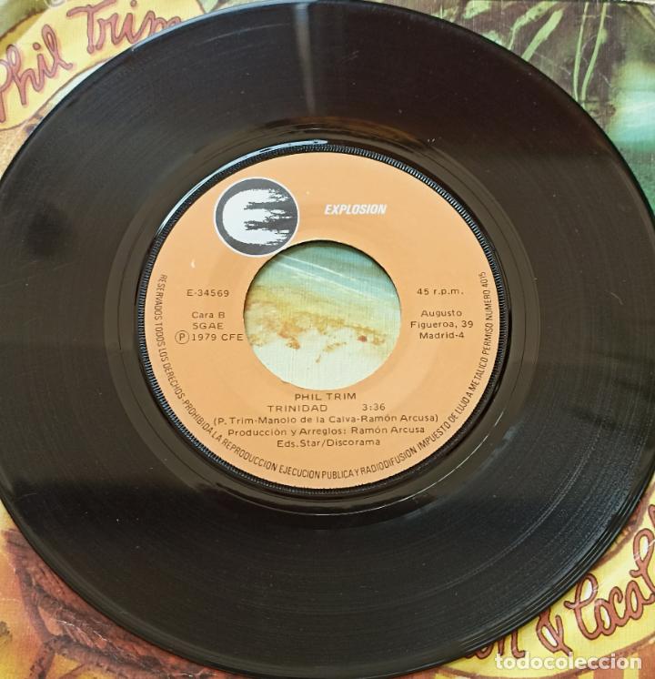 Discos de vinilo: SINGLE PHIL TRIM - RON Y COCA COLA - 1979 - Foto 4