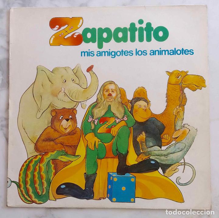 Discos de vinilo: ZAPATITO, MIS AMIGOTES LOS ANIMALES. LP CON FUNDA INTERIOR CON LETRAS - Foto 5