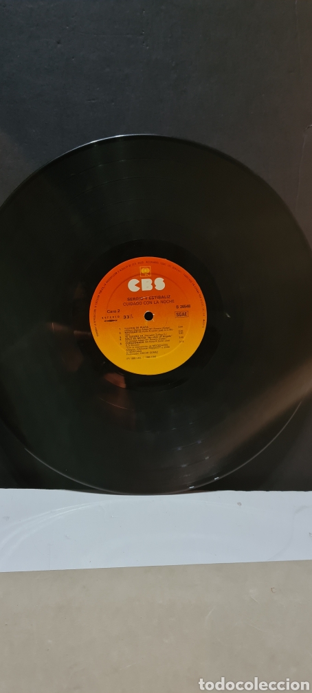 Discos de vinilo: LP Sergio y Estibaliz. Cuidado con la noche. - Foto 3