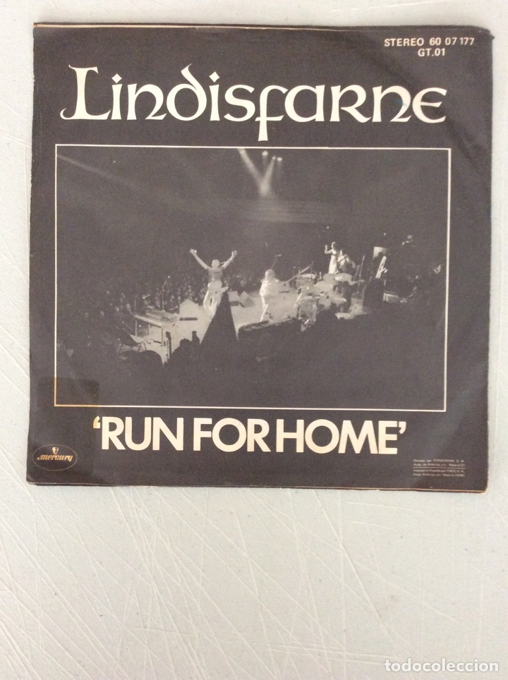 Discos de vinilo: Lindisfarne. Run for home - Foto 2