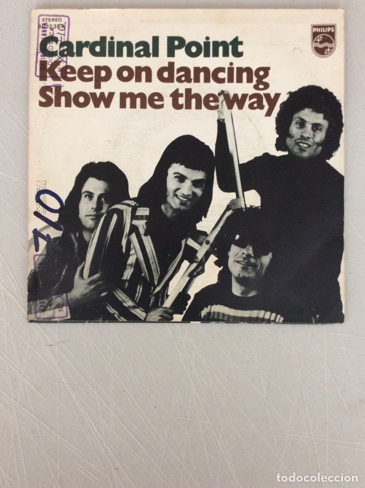 Discos de vinilo: Cardinal point. Keep on dancing. Show me the way - Foto 2