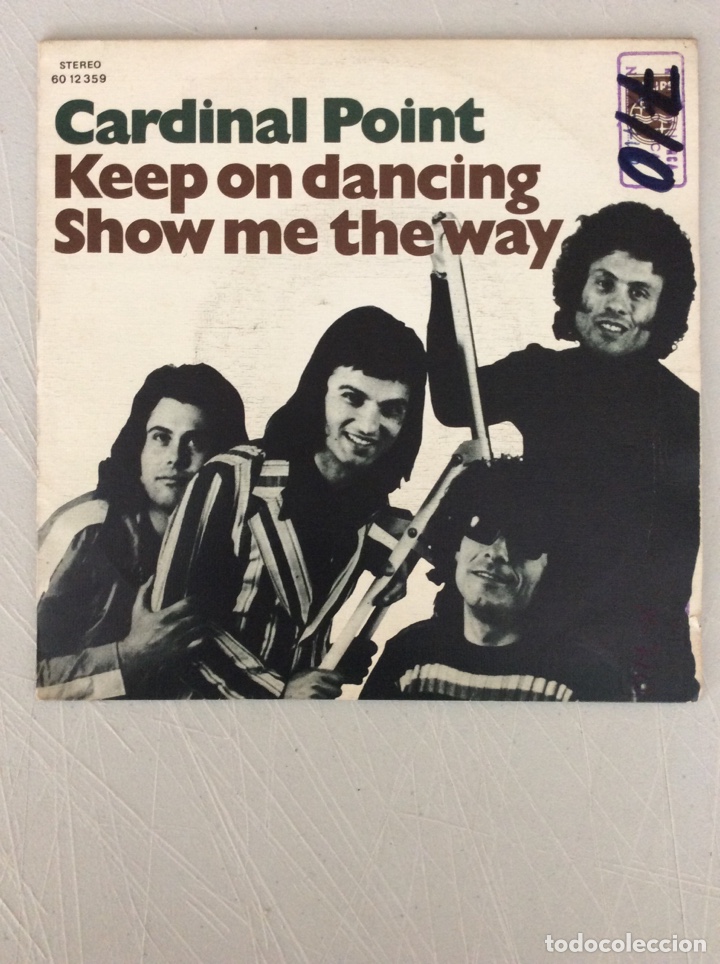 Discos de vinilo: Cardinal point. Keep on dancing. Show me the way - Foto 1