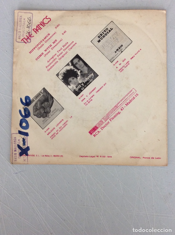Discos de vinilo: Hippopotamus. The panics - Foto 2