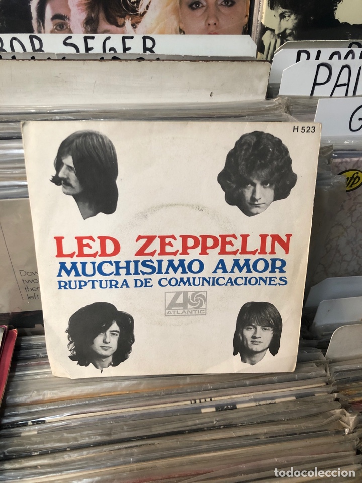 Discos de vinilo: Led Zeppelin much&iacute;simo amor ruptura de comunicaciones