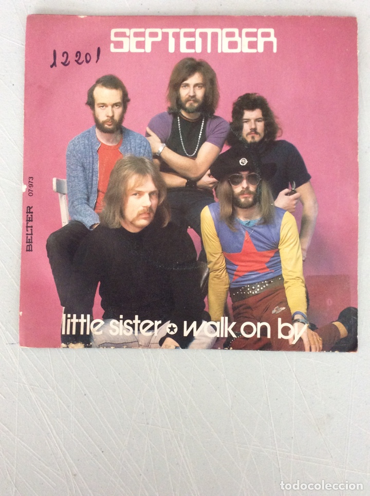 Discos de vinilo: September. Little sister. Walk on by. - Foto 1