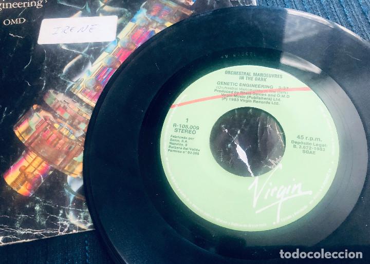Discos de vinilo: Genetic Engineering, de OMD. Tecno pop. Single vinilo 2 temas. Virgin Records. 1983. - Foto 2