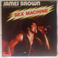 Discos de vinilo: SINGLE - JAMES BROWN - SEX MACHINE (GET UP ‎I FEEL LIKE BEING A) - POLYDOR, 1974. Lote 293617653
