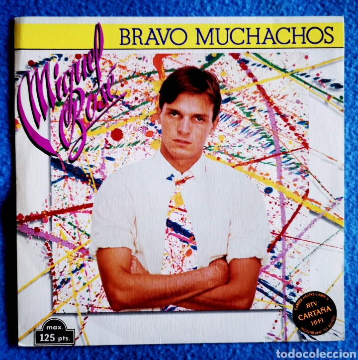 Discos de vinilo: MIGUEL BOS&Eacute; - BRAVO MUCHACHOS - SON AMIGOS - Foto 1
