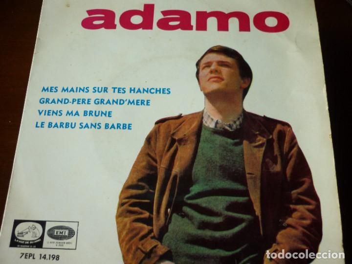 Dischi in vinile: ADAMO- MES MAINS SUR TES HANCHES- SINGLE 45 RPM- A&Ntilde;OS 60