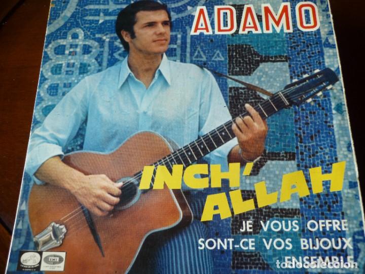 Dischi in vinile: ADAMO- INCH&acute; ALLAH- SINGLE 45 RPM- A&Ntilde;OS 60