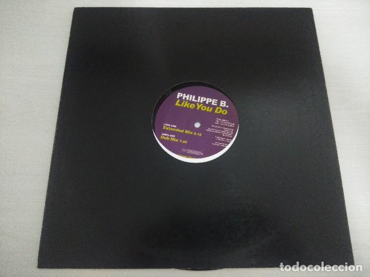 Discos de vinilo: PHILIPPE B./LIKE YOU DO. - Foto 2