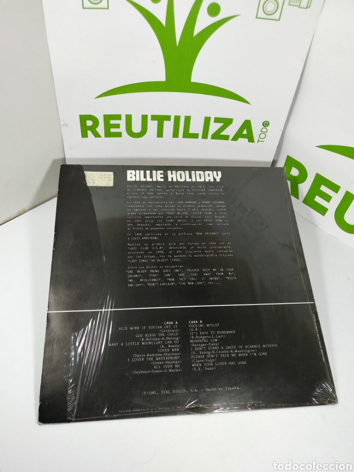 Discos de vinilo: Billie Holiday- 8 con swing - Foto 2
