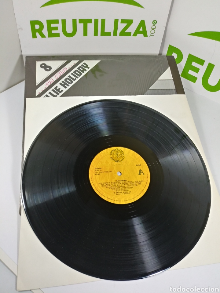 Discos de vinilo: Billie Holiday- 8 con swing - Foto 3