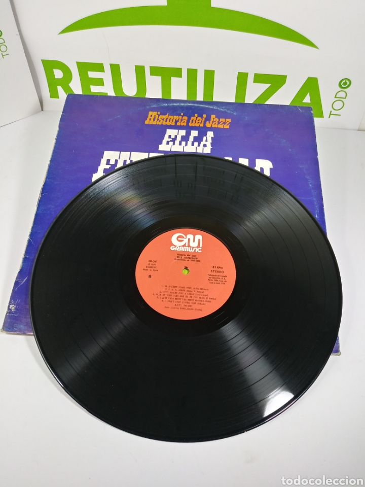 Discos de vinilo: Ella Fitzgerald- Historia del Jazz. - Foto 3
