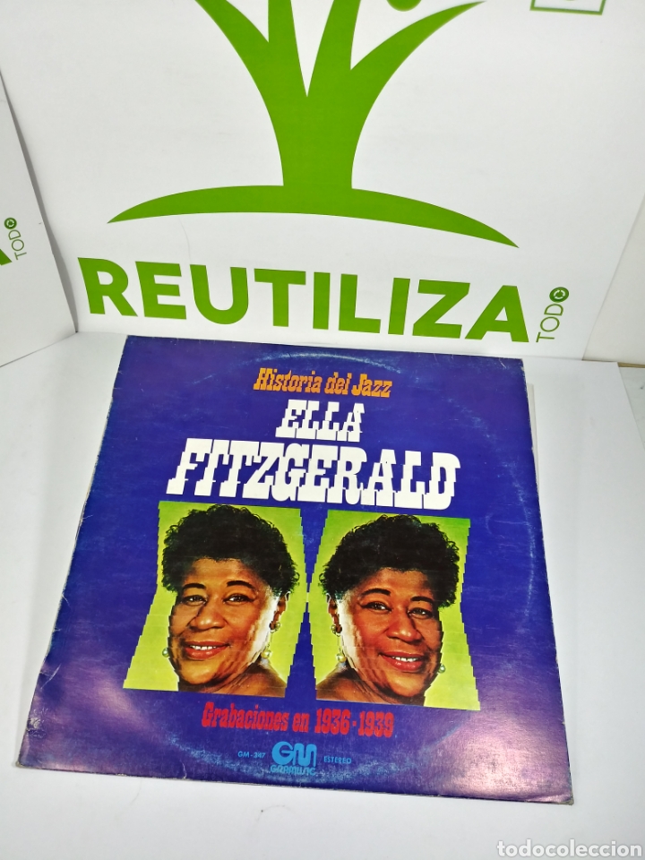 Discos de vinilo: Ella Fitzgerald- Historia del Jazz. - Foto 1