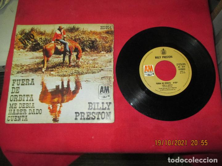 Discos de vinilo: BILLY PRESTON - OUTA-SPACE / FUERA DE ORBITA - SINGLE - SPAIN - A&M RECORDS - REF HS 854 - LE - - Foto 1