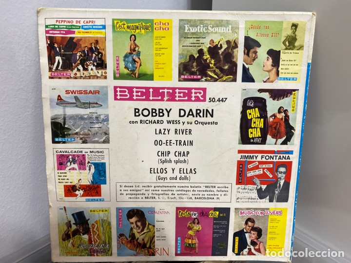 Discos de vinilo: Bobby Darin - Lazy River (7&rdquo;, EP) - Foto 2