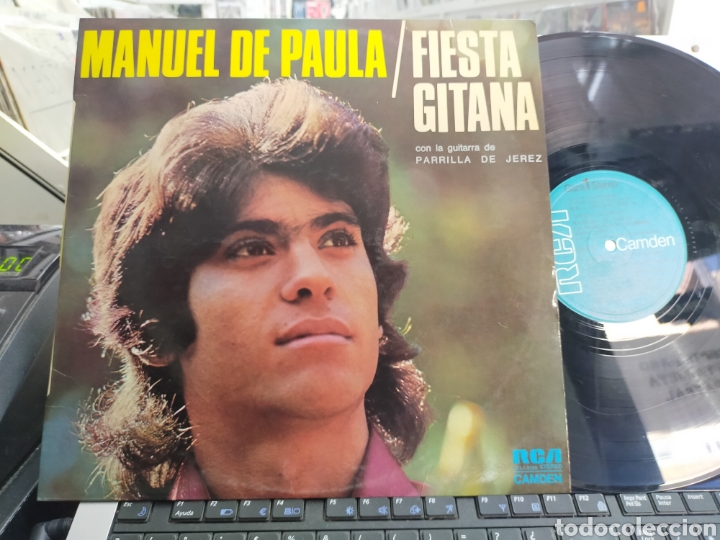 Discos de vinilo: Manuel de Paula LP fiesta gitana 1975 - Foto 1