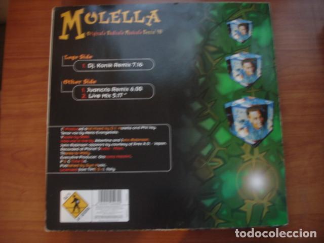 Discos de vinilo: Molella Originale Radicale Musicale (Remix 98) - Foto 2