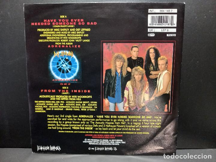 Discos de vinilo: DEF LEPPARD HAVE YOU EVER NEEDED SOMEO…. SINGLE GERMANY 1992 PDELUXE - Foto 2 - 293821418