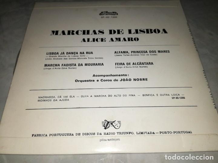 Discos de vinilo: ALICE AMARO-MARCHAS DE LISBOA - Foto 2