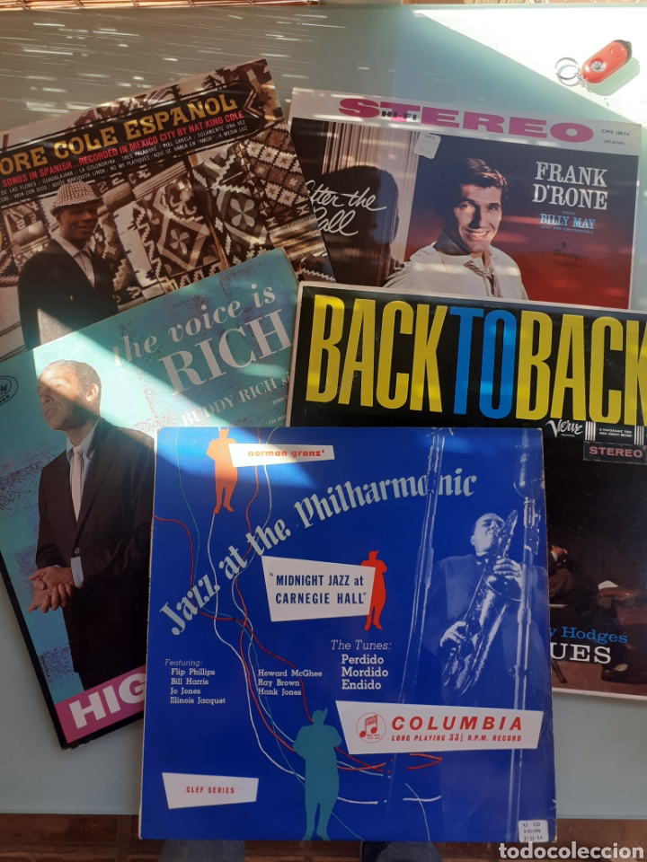 Disques de vinyle: Lote de cinco discos de vinilo de Jazz y Blues