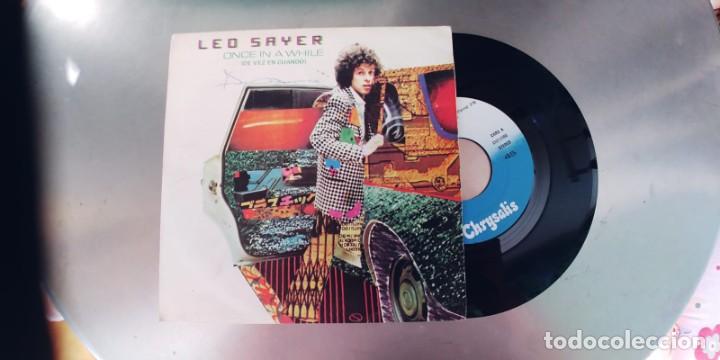Discos de vinilo: LEO SAYER-SINGLE ONCE IN A WHILE - Foto 1