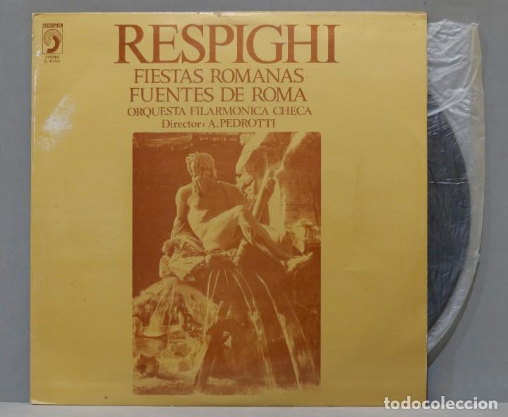 Disques de vinyle: LP. Fiestas Romanas. Fuentes De Roma. RESPIGHI