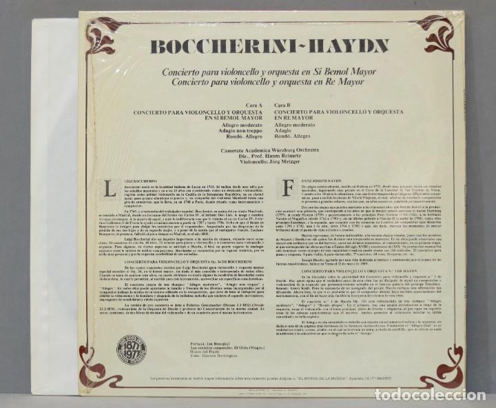 Discos de vinilo: LP. BOCCHERINI-HAYDN. COLECCION RTVE. 19 - Foto 2