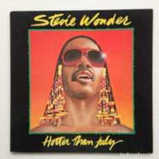 Discos de vinilo: STEVIE WONDER ‎– HOTTER THAN JULY , SCANDINAVIA 1980 MOTOWN