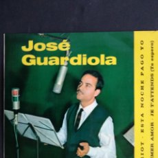 Discos de vinilo: *JOSE GUARDIOLA, CHARIOT, VERGARA, 1963