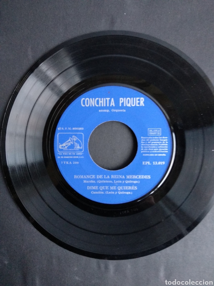 Discos de vinilo: *CONCHITA PIQUER, ROMANCE DE LA OTRA, ODEON - Foto 3