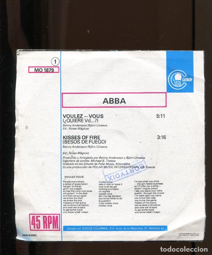 Discos de vinilo: abba. voulez vous bueno - Foto 2