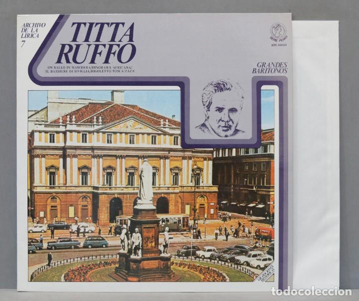 Discos de vinilo: LP. TITTO RUFFO. ARCHIVO DE LA LIRICA 7