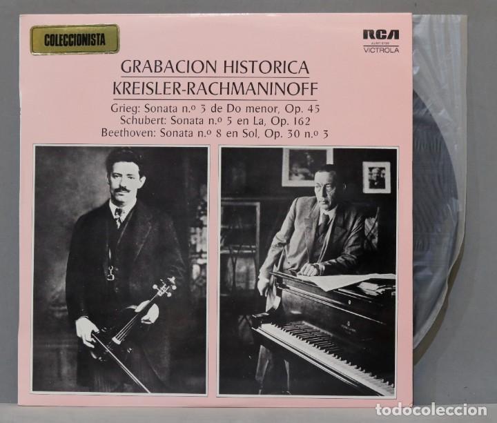 Vinyl-Schallplatten: LP. GRABACION HISTORICA. KREISLER-RACHMANINOFF
