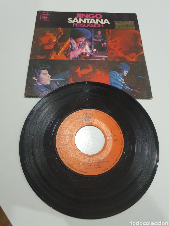 Discos de vinilo: disco jingo santana persuasion - Foto 1