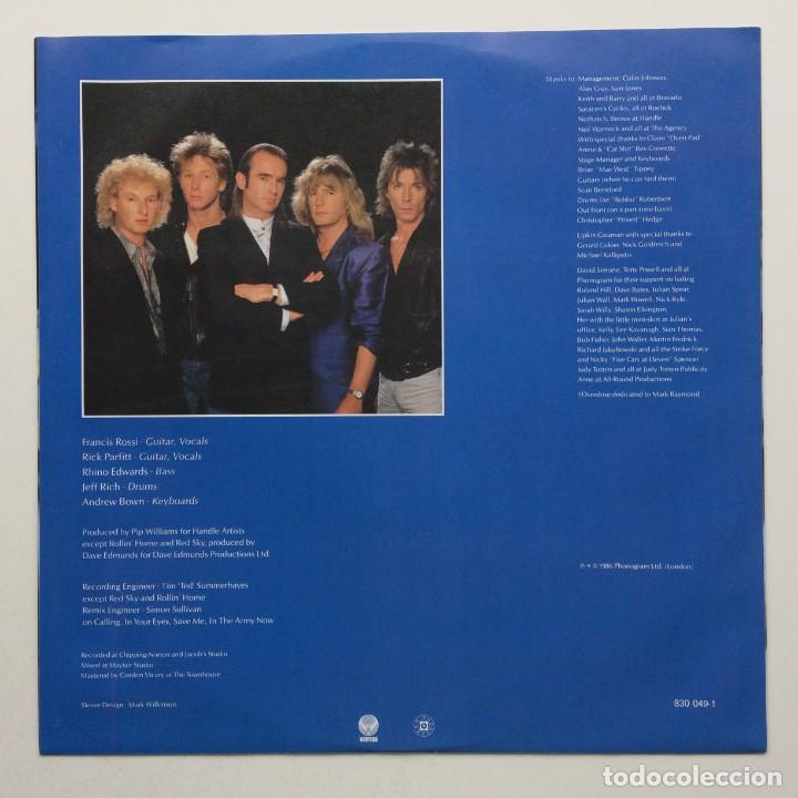 Discos de vinilo: Status Quo ‎– In The Army Now , Holanda 1986 Vertigo - Foto 4 - 294006558