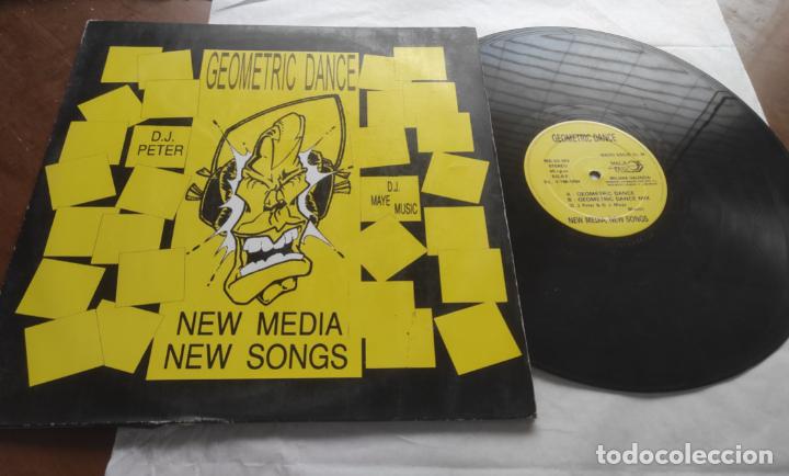 Discos de vinilo: New Media, New Songs – Geometric Dance-MAXI-ESPAÑA-1994- - Foto 1 - 294014748