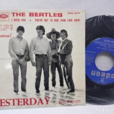 Discos de vinilo: THE BEATLES, HELP - YESTERDAY , AÑO 1965, ODEON, DSOE 16.676.BUEN ESTADO
