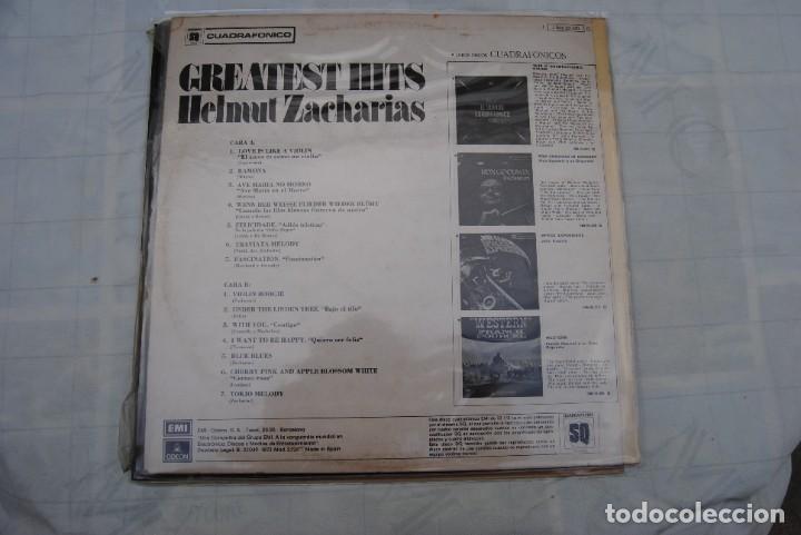 Discos de vinilo: helmut zacharias. greatest hits. emi 1973 - Foto 2
